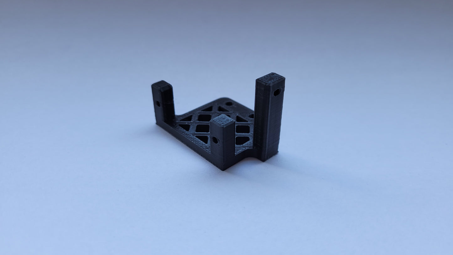 Micro Servo Halter mit 10mm Führung - Weichenantrieb Unterflur